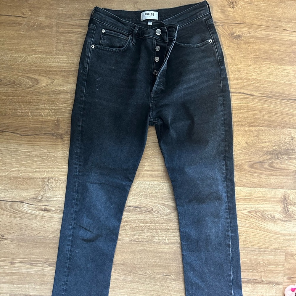 Agolde Women's Dark Wash Skinny Jeans